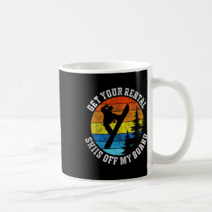 Snowboarden Snowboard Vintag Retro Rent Your Rent Kaffeetasse
