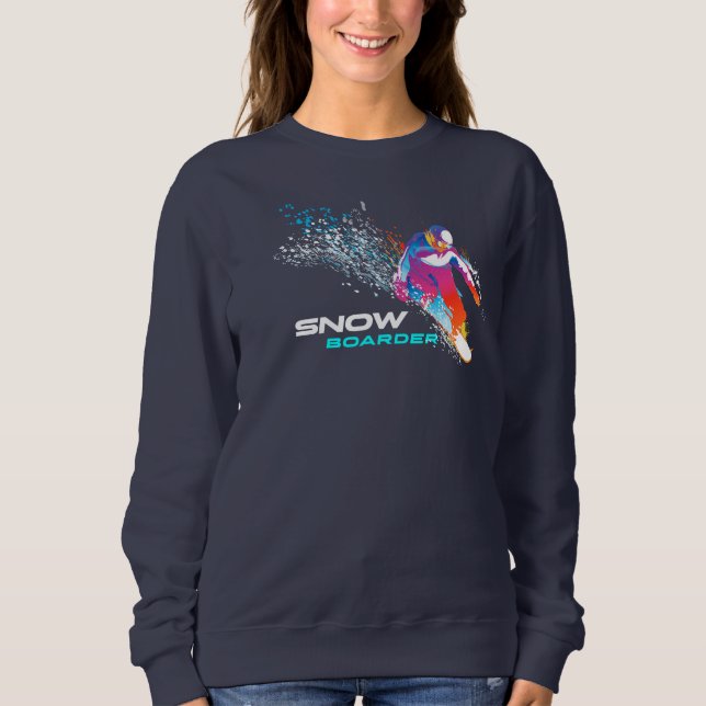 Snowboarden | Sweatshirt (Vorderseite)