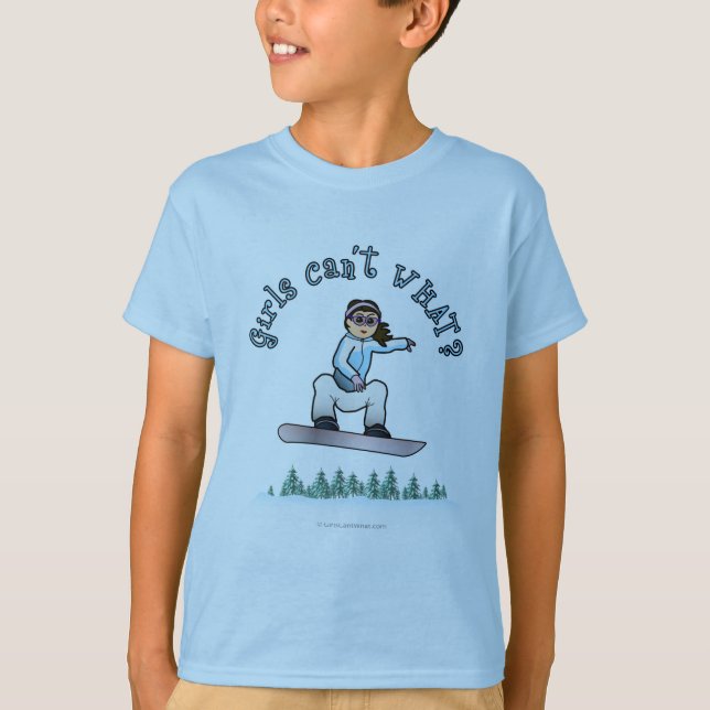 Snowboarden T-Shirt (Vorderseite)
