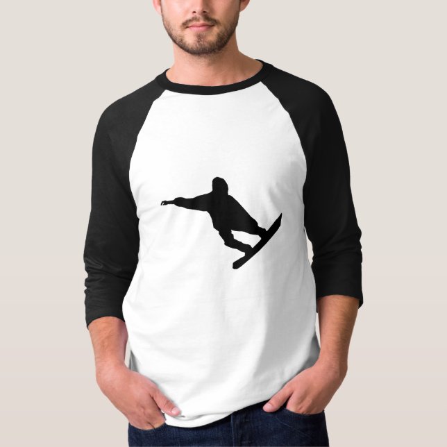 Snowboarden T-Shirt (Vorderseite)