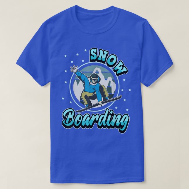 Snowboarden T-Shirt (Design vorne)