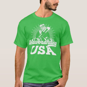 Snowboarden USA für Snowboarder Men Women T-Shirt