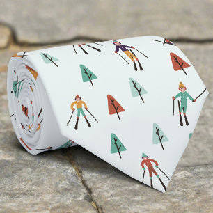 Snowboarden Winter Skifahren Weihnachten Vibe Patt Krawatte