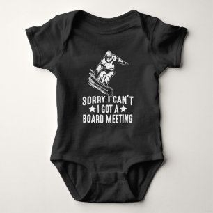 Snowboarden Winterfreestyle Snowboarder Baby Strampler