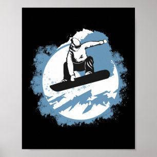 Snowboarden Wintersport Ski Poster