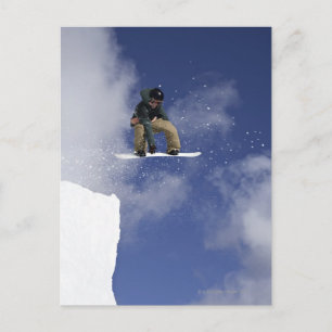 Snowboarder 2 postkarte