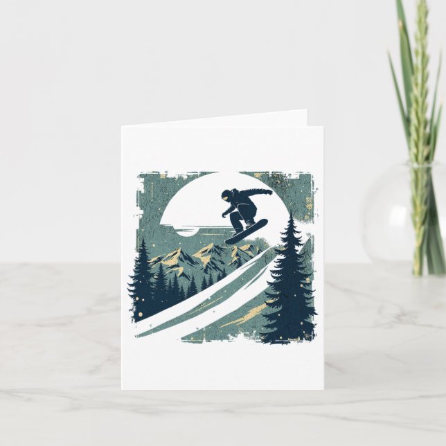 Snowboarder 8 karte (Vorderseite)