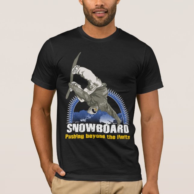 Snowboarder and sun T-Shirt (Vorderseite)
