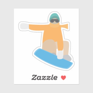 Snowboarder Aufkleber