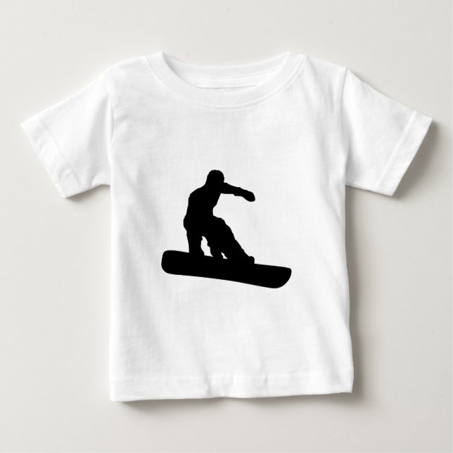 Snowboarder Baby T-shirt (Vorderseite)