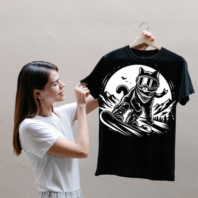 Snowboarder Cat T - Shirt (Von Creator hochgeladen)