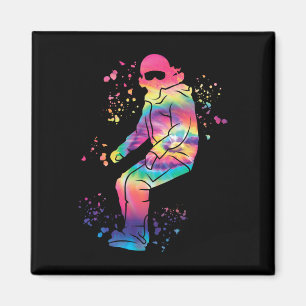 Snowboarder Colorful Snowboard Snowboarden 35 Magnet