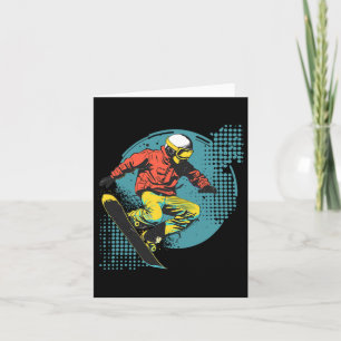 Snowboarder Comic Snowboarden Alpin Snowboarden Karte