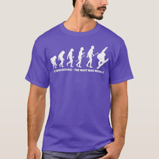 Snowboarder-Evolution des Snowboardens T-Shirt