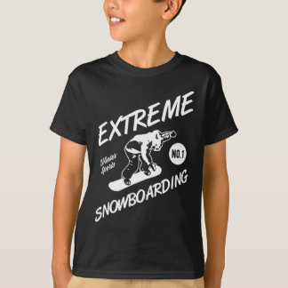 Snowboarder Extreme Snowboarden Wintersport Sno T-Shirt