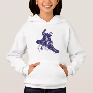 Snowboarder fängt High-Snow Drifts Hoodie