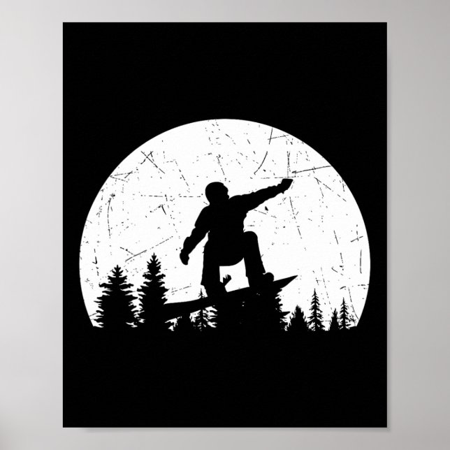 Snowboarder Free Style Snowboarder Snowboard Extr Poster (Vorne)