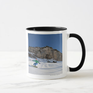 Snowboarder geben Reiten frei Tasse