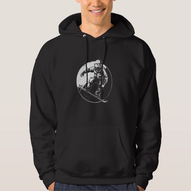 Snowboarder Graphic Hoodie (Vorderseite)