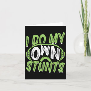 Snowboarder Ich tue meine eigenen Stunts Snowboard Karte