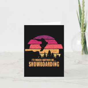 Snowboarder, ich würde eher Snowboarden Karte
