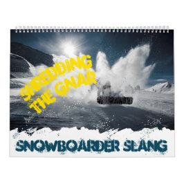 Snowboarder-Jargon Kalender