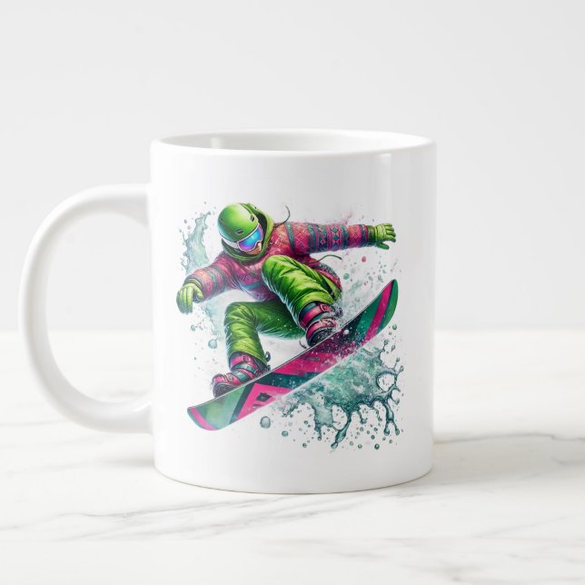 Snowboarder Jumbo  Jumbo-Tasse (Links)