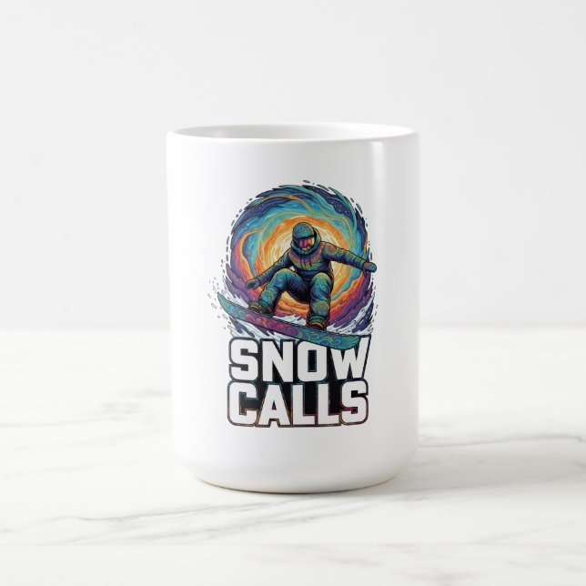 Snowboarder Kaffeetasse (Mittel)