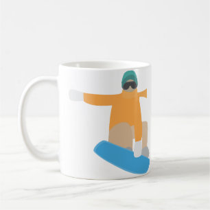Snowboarder Kaffeetasse