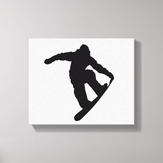 Snowboarder Leinwanddruck (Vorderseite)