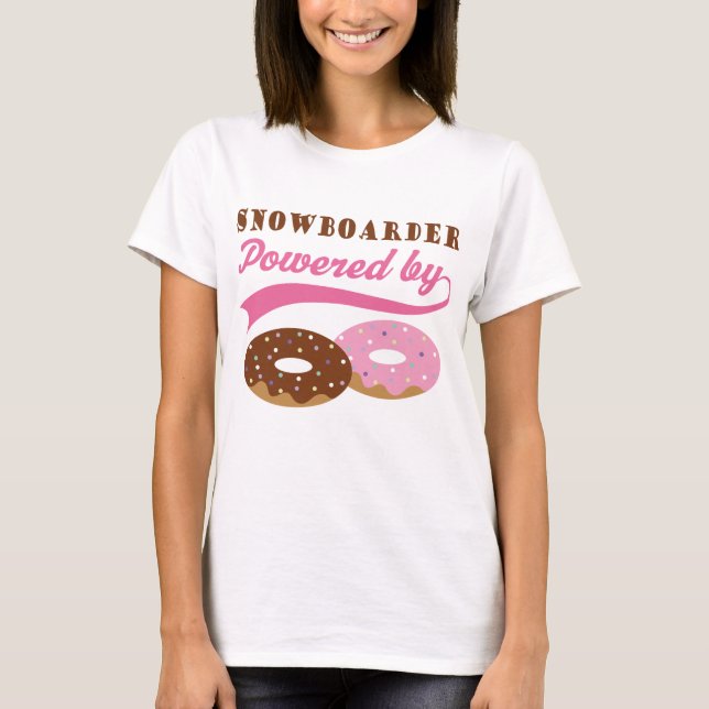Snowboarder-lustiges Geschenk T-Shirt (Vorderseite)