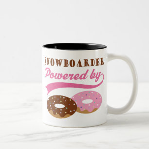 Snowboarder-lustiges Geschenk Zweifarbige Tasse