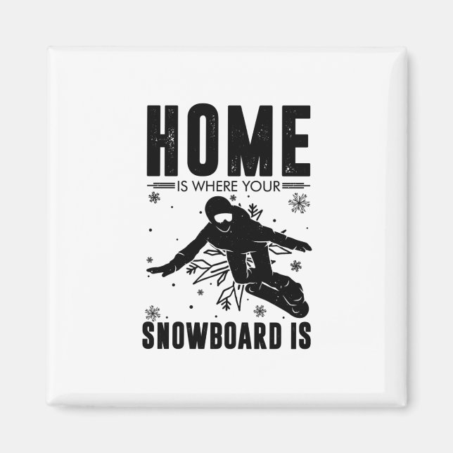 Snowboarder Magnet (Vorne)