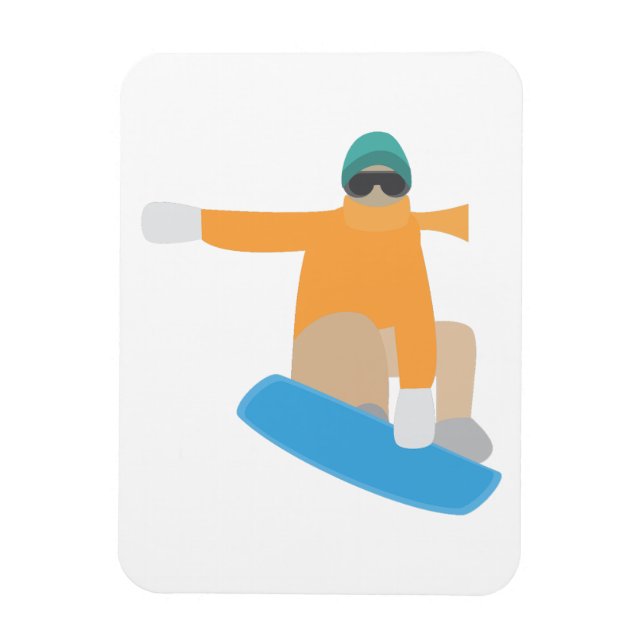 Snowboarder Magnet (Vertikal)