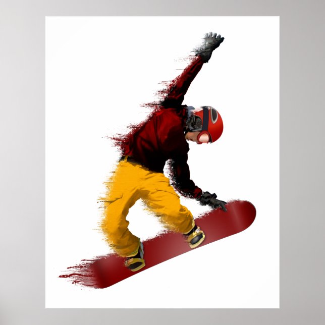 Snowboarder Poster (Vorne)