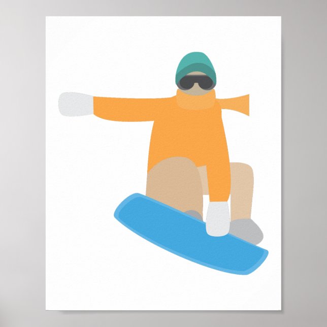 Snowboarder Poster (Vorne)