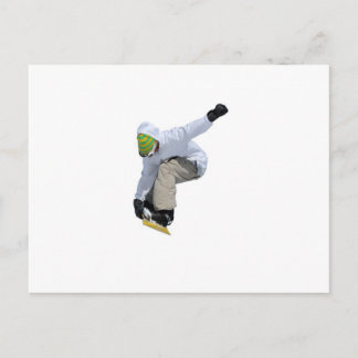 Snowboarder Postkarte