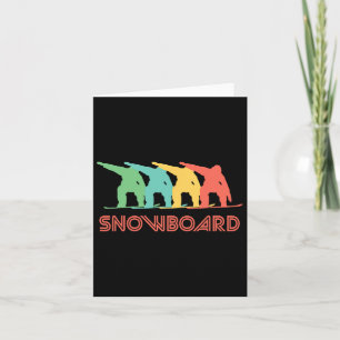 Snowboarder Retro Pop Ristorante La Lanchetta Karte