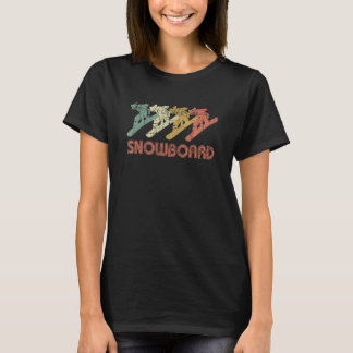 Snowboarder Retro Pop Snowboarden Vintag Cool 1 T-Shirt