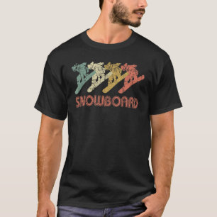 Snowboarder Retro Pop Snowboarden Vintag Cool 1 T-Shirt