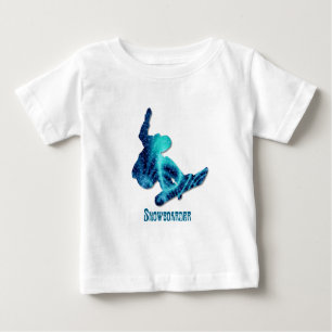Snowboarder-Säugling Baby T-shirt