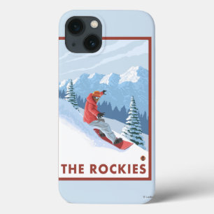 Snowboarder Scene - The Rockies Case-Mate iPhone Hülle