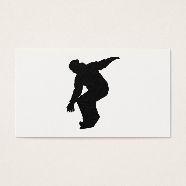 Snowboarder-Silhouette (Vorderseite)
