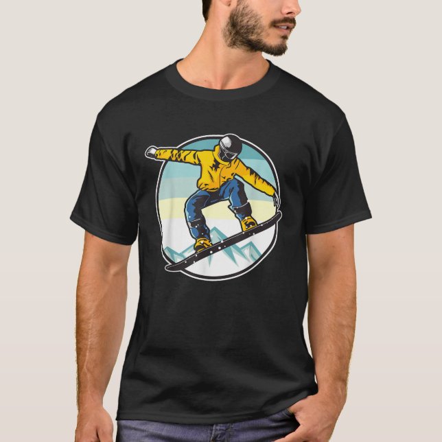 Snowboarder Snow Boarding Snowboarders  T-Shirt (Vorderseite)