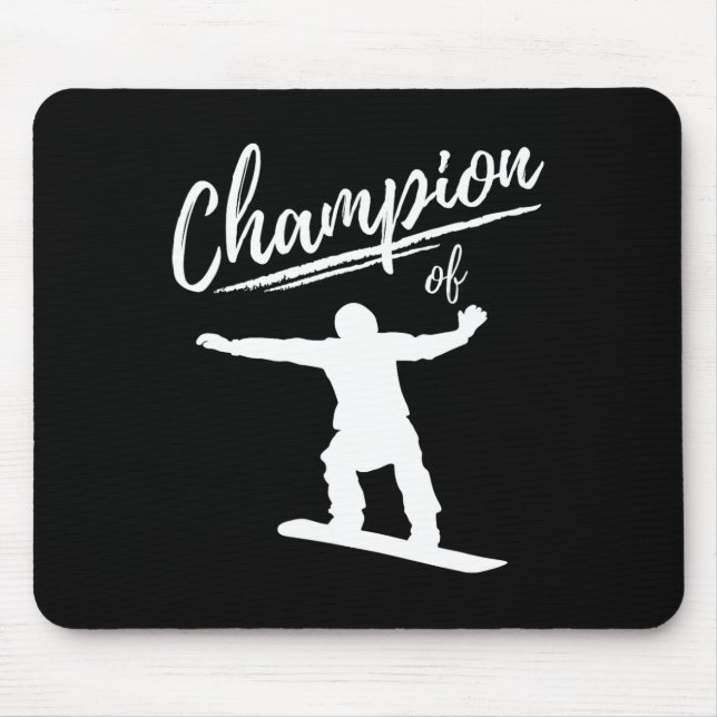 Snowboarder - Snowboard Snowboarder Mousepad (Vorne)