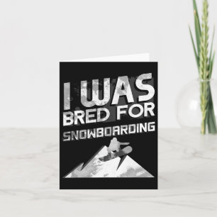 Snowboarder Snowboarder Snowboard Geschenk Karte