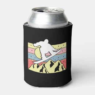 Snowboarder Snowboarder Snowboard Retro Dosenkühler