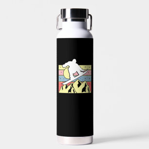 Snowboarder Snowboarder Snowboard Retro Trinkflasche
