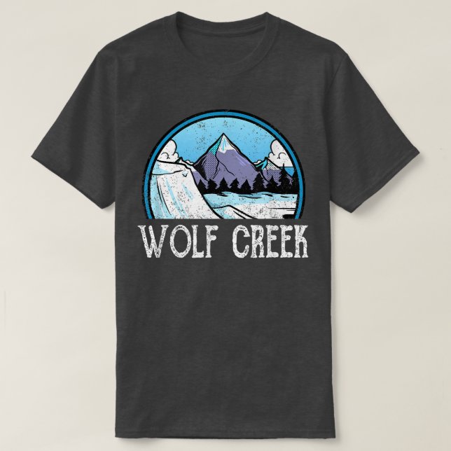 Snowboarder Snowboarding Oregon Wolf Creek Skier S T-Shirt (Design vorne)