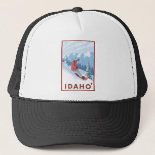 Snowboarder-Szene - Idaho Truckerkappe
